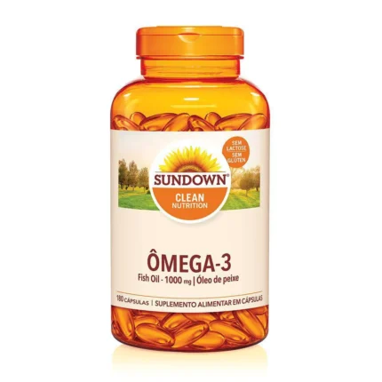 Ômega 3 Fish Oil 1000mg Sundown 180 cápsulas