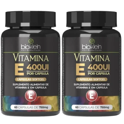 Kit 2x Vitamina e 400ui 60 cápsulas - Bioklein