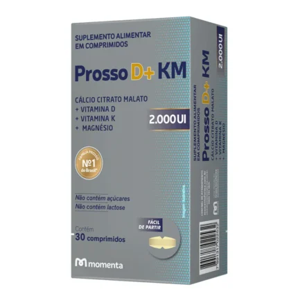 Cálcio Prosso D+ KM MDK 2000UI 30 comprimidos