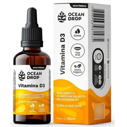 VITAMINA D3 2000UI VEGANO (30 ML) - OCEAN DROP