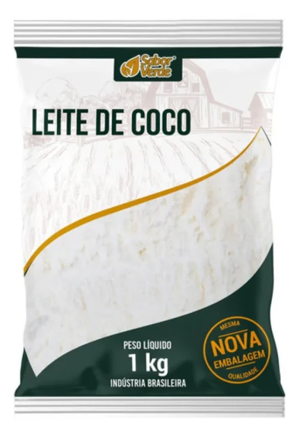 Kit Site Leite de Coco em Po 1Kg - Sabor Verde