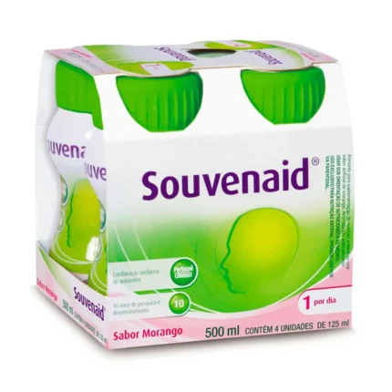 Suplemento Nutricional Souvenaid Morango 125ml - 4 unidades