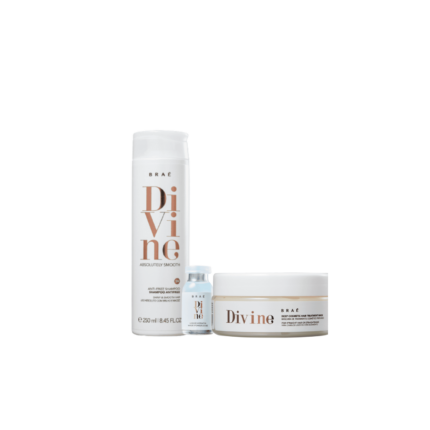 Kit Shampoo, Máscara e Ampola Divine - Braé